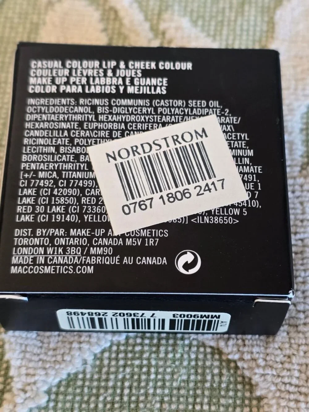 MAC Casual Colour Lip and Cheek Colour 